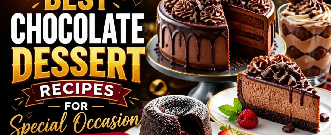Best Chocolate Dessert Recipes for Special Occasion Celebrations