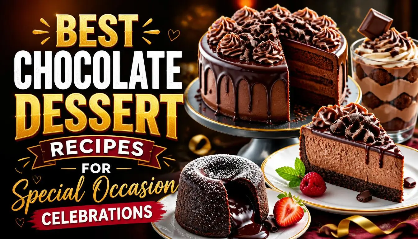 Best Chocolate Dessert Recipes for Special Occasion Celebrations