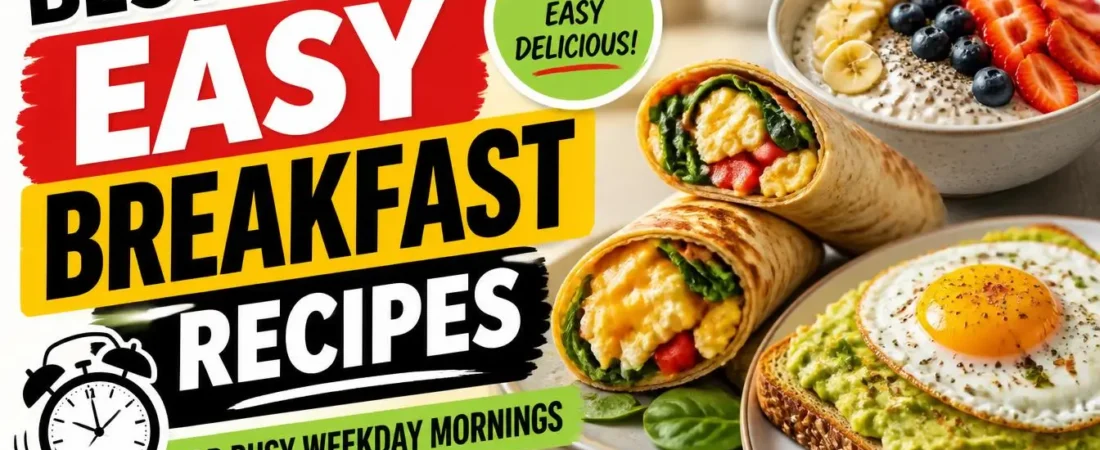 Best Easy Breakfast Recipes for Busy Weekday Mornings