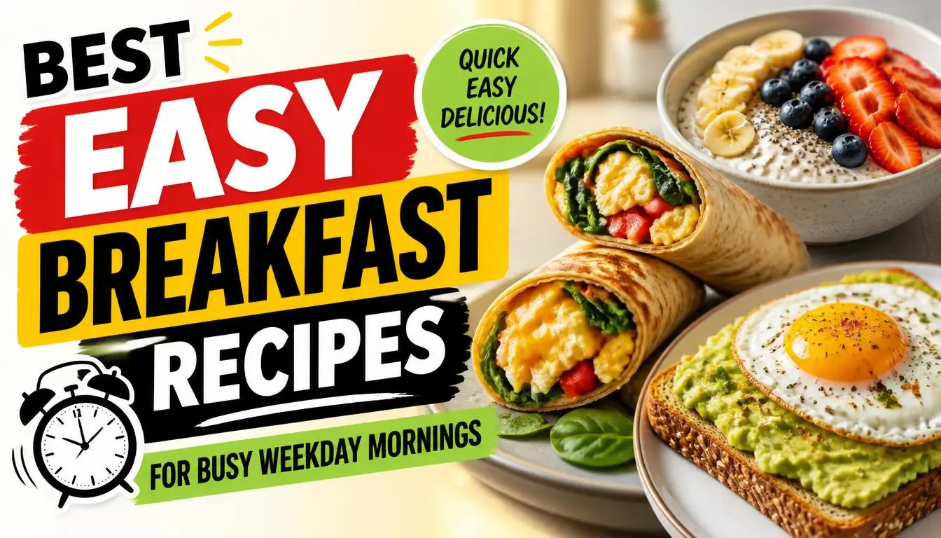 Best Easy Breakfast Recipes for Busy Weekday Mornings