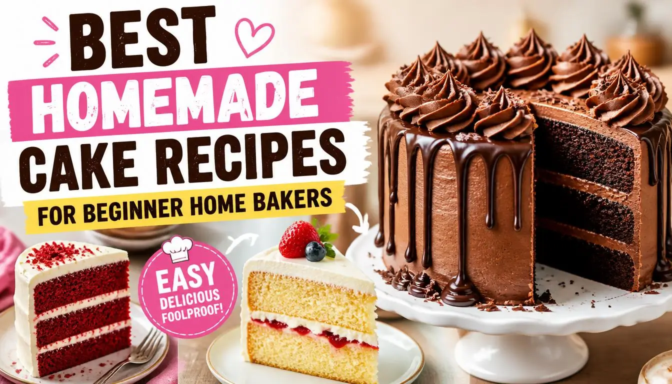 Best Homemade Cake Recipes for Beginner Home Bakers
