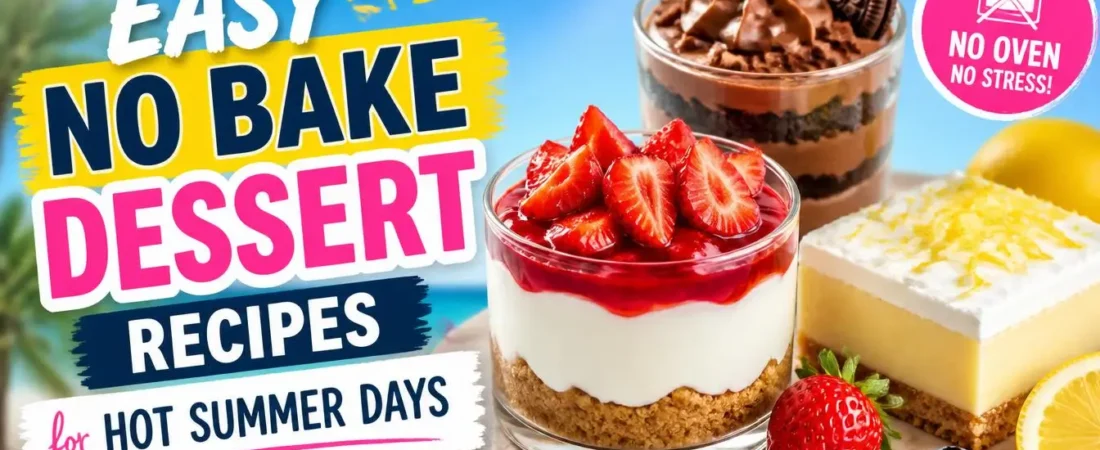 Easy No Bake Dessert Recipes for Hot Summer Days