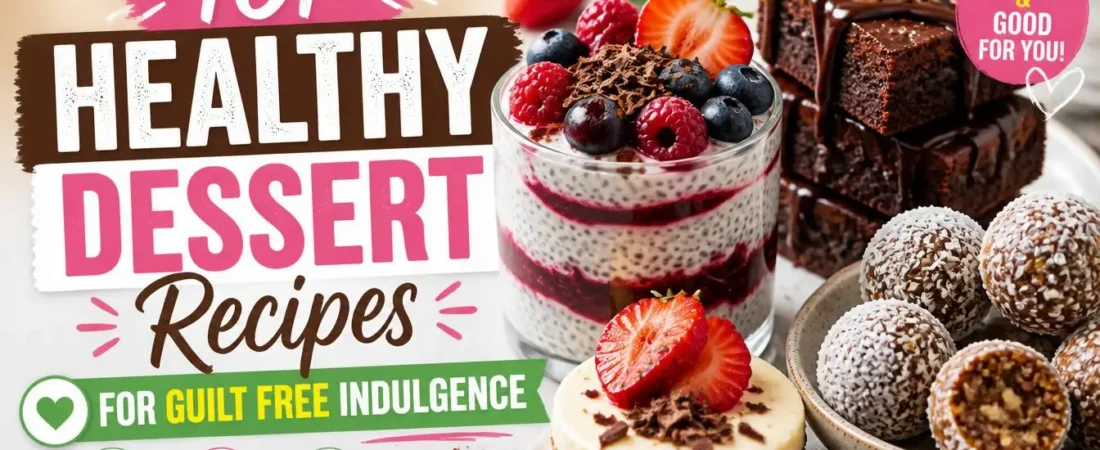 Top Healthy Dessert Recipes for Guilt Free Indulgence
