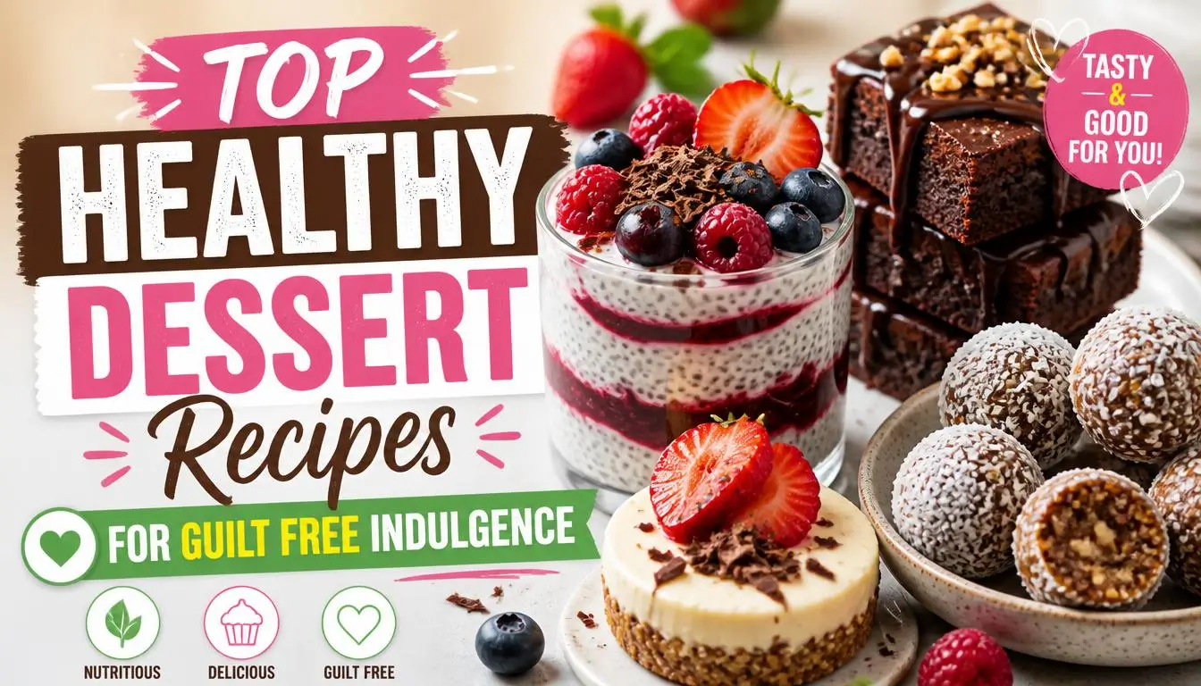 Top Healthy Dessert Recipes for Guilt Free Indulgence