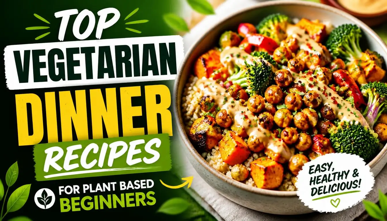 Top Vegetarian Dinner Recipes for Plant Based Beginners